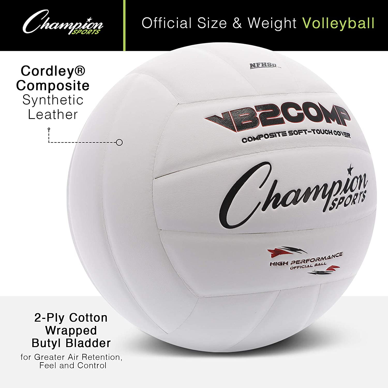 Composite Volleyball Red