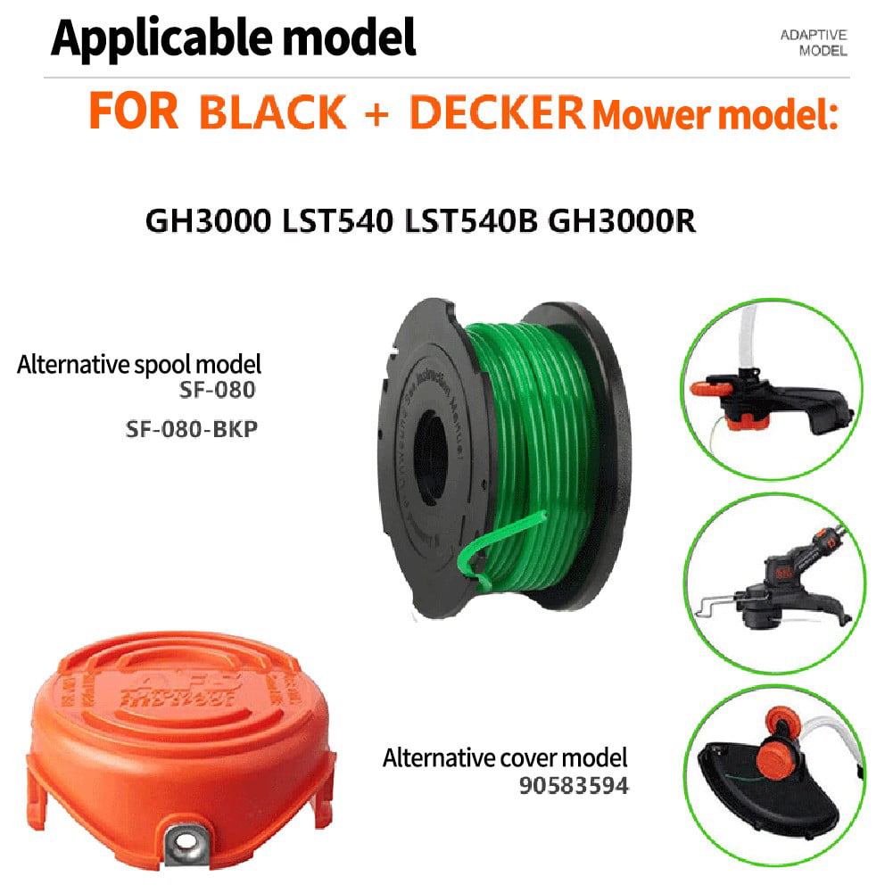 Sf-080 Trimmer Spool Compatible With Gh3000 Lst540 Lst540b Gh3000r 