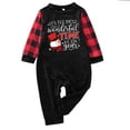 thumbnail image 3 of Pyjamas de Noël Assortis pour la Famille à Carreaux Noirs et Rouges, Ensembles de Pyjamas de Noël Amusants pour la Famille, Chemises et Pantalons Doux et Confortables, 3 of 5