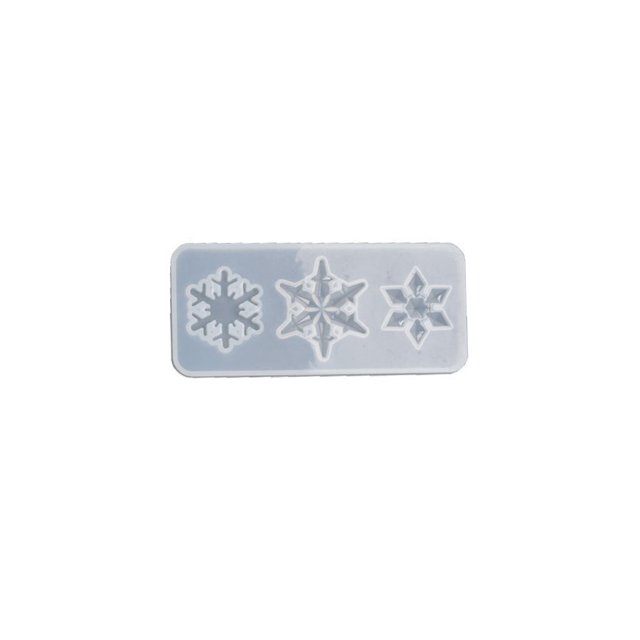 Advancent Moldes para galletas Molde en relieve Decoración Fondant Fundición Die Aniversario Herramientas y accesorios para hornear PequeñoTres Copo De Nieve Advancent HA061362-27B