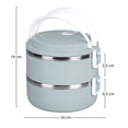 thumbnail image 4 of Contenedor para Alimentos 2 Niveles Aquila Gris OP6603, 4 of 7