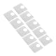 thumbnail image 4 of Placa de reparación de bisagras para puertas de gabinetes, 30 piezas, placa de fijación de reparación de bisagras de acero inoxidable de 9 x 9 cm, 4 of 15
