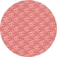 thumbnail image 1 of Ahgly Company Machine Washable Indoor Round Transitional Pastel Pink Area Rugs, 8' Round, 1 of 7