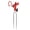 Red, variant on Yajisi 360° Adjustable Stainless Steel Fishing Rod Holder, Detachable Red Pole Stand Rack for Bank Fishing (14.17 inches / 36 cm)