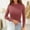 Watermelon Red, variant on Deal of the Week Ofreoo Women's Solid Color Button Long Sleeved Knitted Sweater Base Sweater Top High Neck Sweater Winter Clothes for Women