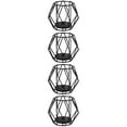 thumbnail image 6 of 4 PCS Candle Plates Wrought Iron Candlestick Decoration, 6 of 8