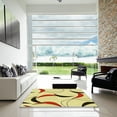 thumbnail image 7 of Ahgly Company Machine Washable Indoor Square Transitional Sun Yellow Area Rugs, 8' Square, 7 of 7
