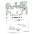 thumbnail image 2 of Inkdotpot 30GreeneryFill-In Style Bridal Shower Invitations Wedding Blank Invites, 2 of 8