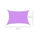 thumbnail image 3 of Savings Necessary Clearance! Kyusrd Outdoor Sun Shades Sun Shade Sails,Rectangle Permeable Outdoor Shade Cloth for Backyard, Patio Garden Outdoor Activities and Facility, 3 of 6