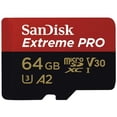 thumbnail image 1 of Memoria Sandisk Extreme Pro microSDXC UHS-I U3, clase 10 de 64 GB. SAND SDSQXCY-064G-GN6MA, 1 of 4