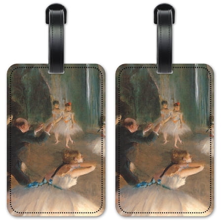 Degas: Rehearsal - Luggage ID Tags / Suitcase Identification Cards - Set of 2