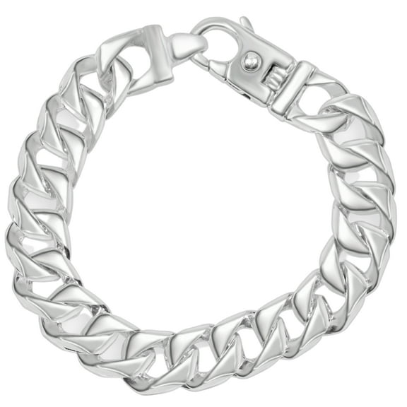 Pompeii Men's Cuban Link 14k Gold (112gram) or Platinum (180gram) 13.5mm Bracelet 8.5" (,)