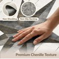 thumbnail image 6 of ODIKA 8'x10' Washable Area Rug Door Farmhouse Lone Plank Inspired Vintage Border Southwestern for Living Room, Under Sectional, Family , Durable, Non-Slip, 6 of 7