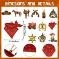 thumbnail image 2 of Noothes Wooden Western Cowboy Ornaments for Hanging Tree Decor, Unique Christmas Hat Ornament for Indoor Outdoor Holiday Table and Shelf Display, 2 of 8