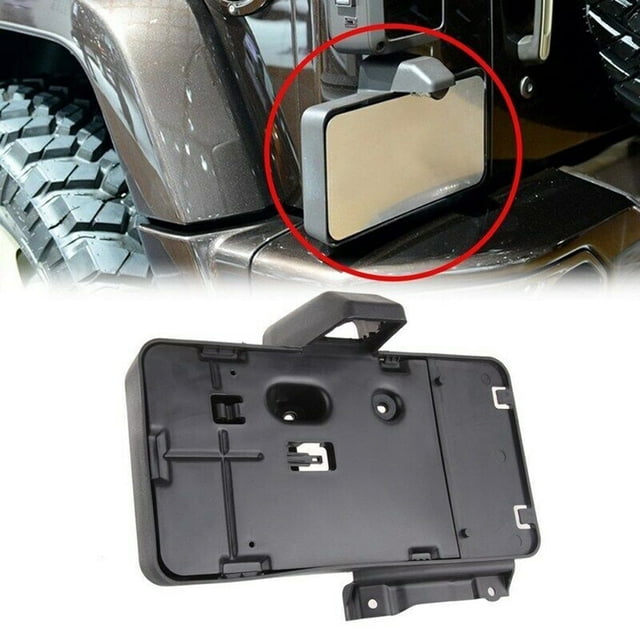 TFixol Soporte de matrícula trasera Soporte de montaje Negro para Jeep TFixol Soporte de matrícula