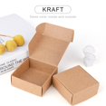 thumbnail image 1 of 10 uds./cartón kraft, caja de cartón para embalaje en blanco y negro, caja de regalo para fiestas, caja de cartón para jabón, compatible con tamaño personalizado e impresión de logotipo Tan Jianjun unisex, 1 of 2