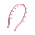 thumbnail image 4 of Diadema de silicona con forma de peine, accesorio antideslizante para cabello, con diente para familiares y amigos, día de Valentín. Rosa, 4 of 8