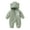 ZB Green, variant on Baby Snowsuit Jumpsuit ,Toddler Thicken Hooded Coat Jacket,Boys Snow Suit Winter Coat Girl Windproof Warm Outwear Clothes 12 Months-18 Months