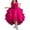 Hot Pink, variant on TBWNWG Girls Solid Color Irregular Mesh Lace Knee Length Trailing Wedding Puffy Dress for,Sizes 9-10 Years