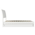 thumbnail image 3 of AFI, Andorra Full Platform Bed with Panel Footboard and Twin Trundle, White, 3 of 5