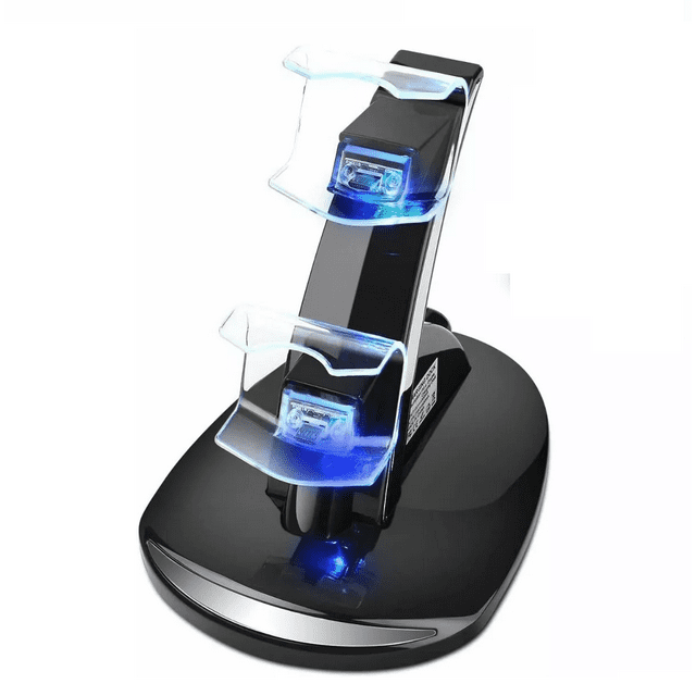 Base Soporte Cargador Dual Para Controles Controlador Ps5 Negro