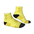 thumbnail image 3 of Bingfone Gold Pineapple Design Patterned Men'S Women'S Casual Cotton Socks, 3 of 9