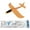 Orange, variant on 19" Airplane Toys for Kids, Boys And Girls, Cool Flying Toys, Excellent Gift for 3+ Year Childrens, Good for Remove Bad Habit of Mobile [5 Red Plane]