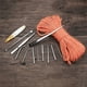 thumbnail image 2 of Juego de costura de Paracord de 12 Uds., Kit de plantilla de pulsera de Paracord DIY con aguja de Paracord de acero inoxidable para acampar al aire libre, 2 of 7