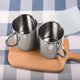 thumbnail image 4 of Tea Cup Stainless Steel Double Layer Cup 300ml Drinking Tea Coffee Hot Soup, 4 of 5