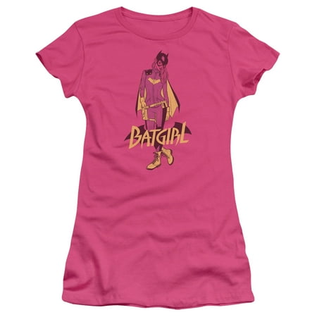Batman - All New Batgirl - Juniors Teen Girls Cap Sleeve Shirt - Large