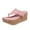 Pink, variant on TKYCMSUAKI Orthopedic Wedge Sandals for Women Dressy Summer Comfortable Walking Sandals Arch Support Orthotic Slides Open Toe Orthotic Flip Flops Slip on Sandals Casual Thong Sandals