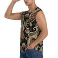 thumbnail image 3 of Picia Paisley6 mens Cotton Tank Undershirts , Moisture-wicking Ribbed Tanks, Lightweight Cotton Tank Undershirts-XX-Large, 3 of 8