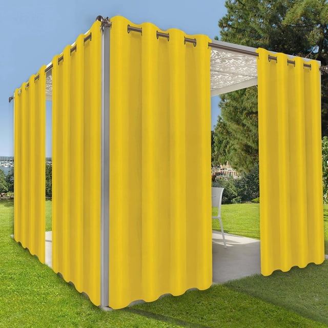 Rideaux Intérieurs Extérieurs pour Patio \ Panneau de Rideau à Oeillets Bloquant le Soleil pour Intimité, Rideaux Résistants aux Intempéries pour Gazebo, Véranda avant, Pergola, Kaki G x H Panneau