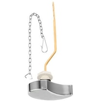 WRISTBIQUE Toilet Tank Side Mount Handle Replacement Toilet Handle Lever Curved 1Pack