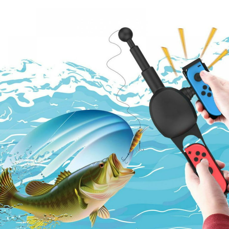 Fishing Rod for Nintendo Switch,Fishing Game Accessories Compatible with  Legendary Fishing Switch Joy-Con Accessories Fishing Game Kit for Switch  Controller 