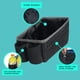 thumbnail image 3 of Organizador de Coche Multiusos de Viaje con portavasos | Almacenamiento de Asiento Trasero Negro, 3 of 9