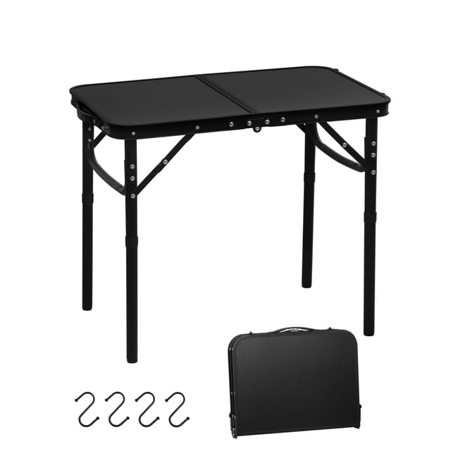 Mesa Plegable LOFTEY 2025 Reforzada, Portátil para Camping, Negra