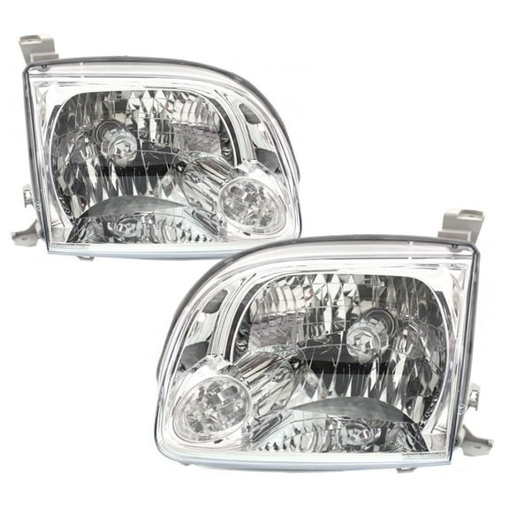 EPIC LIGHTING OE Style Halogen Headlights Regular & Access Cab Assembly Replacement for TOYOTA 05-06 TUNDRA [ TO2502166 TO2503166 811500C040 811100C040 ] Pair