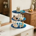thumbnail image 3 of Wobogo Cute Dragon Owl 3 Tier Acrylic Cake Stand with Clear Round Hold for Wedding Holiday Birthday Baby Shower Tea Party, 3 of 8