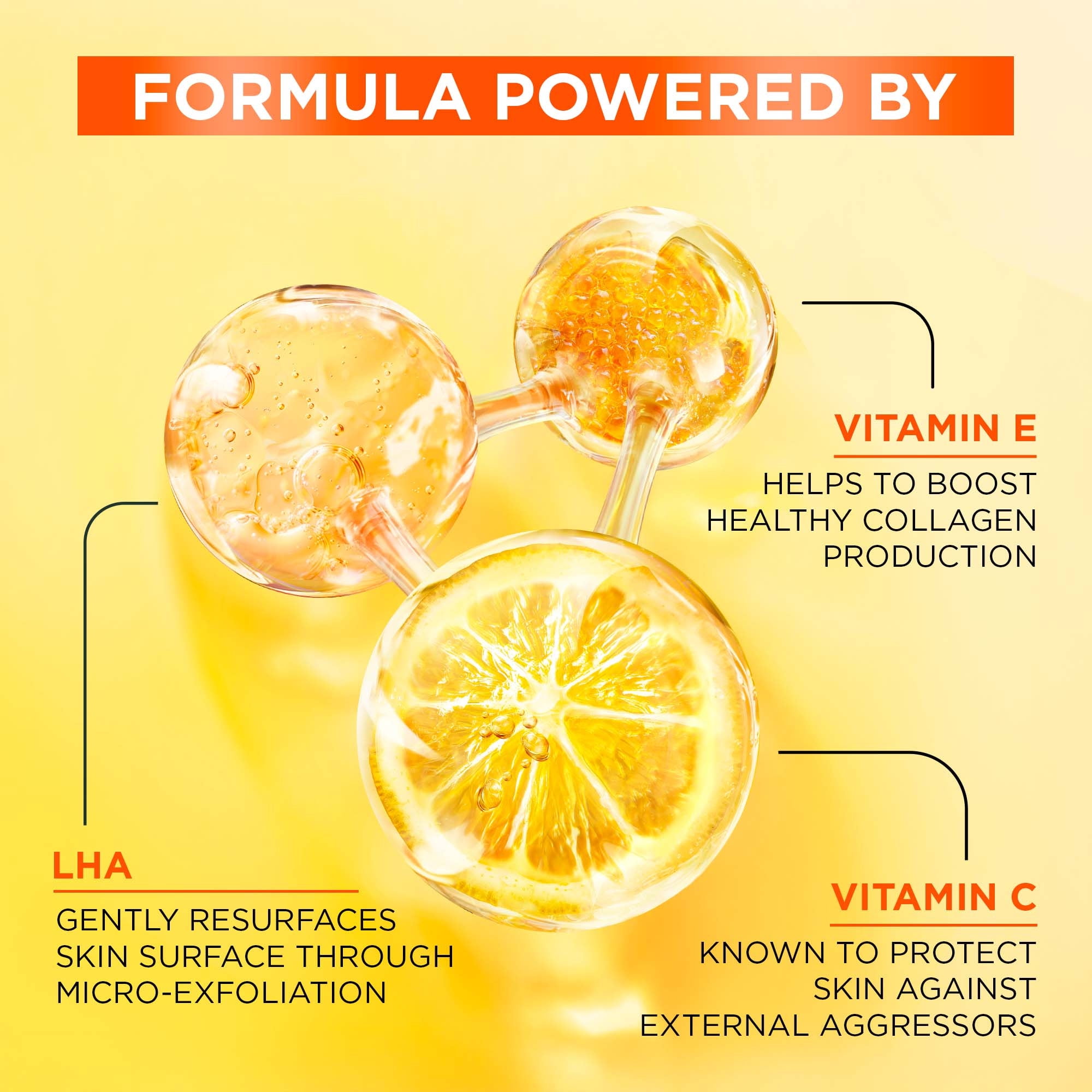 Garnier crème quotidienne UV illuminante FPS 30, 75ml enrichie en Vitamines C, E et LHA