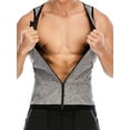 thumbnail image 4 of FUTATA Men's Sauna Vest Waist Trainer Sweat Enhancing Vest Slimming Shaper Corset Neoprene Tank Top Hot Sweat Workout Suit, 4 of 6