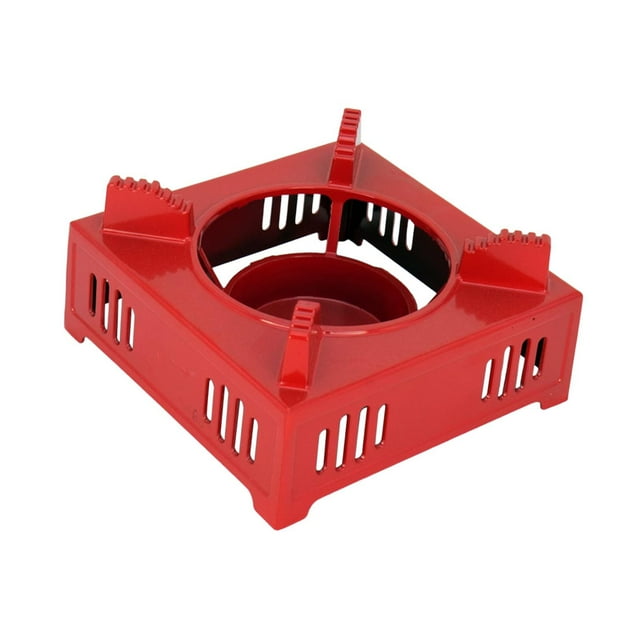 Quemador de alcohol para exteriores, horno de camping para senderismo, interior y exterior, restaurante M roja
