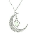 thumbnail image 1 of SIfdSeng Collier de Perles Rotatif Creux Lumineux Lune Tourbillon Bijoux, 1 of 3