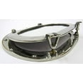 thumbnail image 3 of Hind Handicrafts Solid Aluminium Oval Porthole Mirror for Home Decor - Pirate's Maritime Nautical Themed Decor (Nickel Chrome, 14 INCHES), 3 of 4