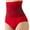 Red, variant on Women High Rise Triangle Firming Pants Strong Control Rear Lift Body Shaping Plus Size Briefs Plus Size Underwear For Women Red
