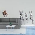 thumbnail image 2 of Adorno De Caballero Conejo Acrílico Para Centro De Mesa, Figura Familiar Impermeable, Escultura Animal, Decoración Del Hogar, Exhibición De Escritorio, 2 of 8