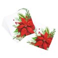 thumbnail image 1 of Christmas Multi Color Poinsettia Paper Luncheon Napkin, 13" x 13", 18 Count, Tableware Sets, Holiday Time, 1 of 5