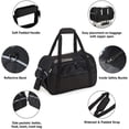 thumbnail image 3 of Suministros para mascotas, bolsa de compras de malla transpirable, bolsa de transporte para mascotas, tela oxford, negro, 43 * 23 * 29 cm JAMW Sencillez, 3 of 5