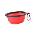 thumbnail image 1 of Cuenco plegable grande de silicona para perros y mascotas, recipiente portátil de viaje para exteriores, contenedor de comida para cachorros, plato alimentador, 1000ml, 1 of 4