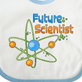 thumbnail image 4 of Inktastic Future Scientist with Atom Boys or Girls Baby Bib, 4 of 4
